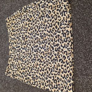 Leopard print skirt